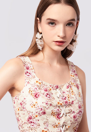 Printed Corset Top