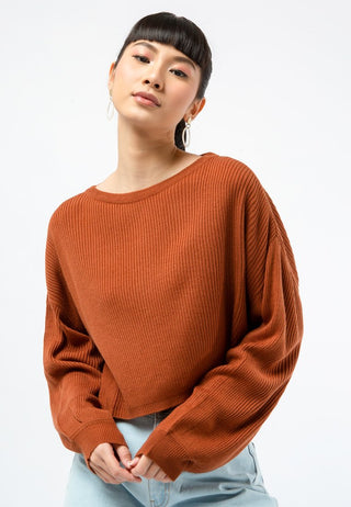 Long Sleeve Crop Knit Sweater